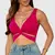 Blusa Cropped Feminino Alcinha Cruzada com Bojo | REF: TP010 - BeeDrop | Dropshipping