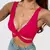 Blusa Cropped Feminino Alcinha Cruzada com Bojo | REF: TP010 na internet