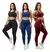 Kit 3 Conjuntos Academia Calça Legging e Top Cós Alto | REF: CJ005 - loja online