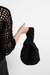 BOLSO CROCHET METALIZADO NEGRO