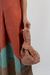BOLSO CROCHET METALIZADO COBRE