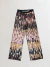 PANTALON CALADO ENCAJE DE PUNTO ESTAMPADO - comprar online