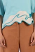 TSH ALGODON BORDADA AQUA en internet