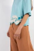 TSH ALGODON BORDADA AQUA - comprar online