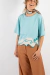 TSH ALGODON BORDADA AQUA - Mariana Dappiano Store
