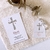 Estampita “Cruz de hojas” - tienda online