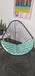 Almohadón Abanico para silla Acapulco. Tropical mecánico liso. - comprar online