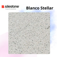 Mesada de Baño Silestone Blanco Stellar 60cm x 40cm - Marmocar