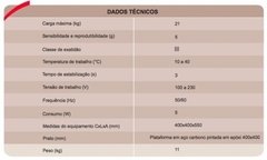 BALANÇA ELETRÔNICA MARTE - LINHA INDUSTRIAL - MODELO LS20 - CAPACIDADE 21KGX5G - PLATAFORMA INOX 25X25CM - COLUNA INOX - COD. LS20.2525.COL - comprar online