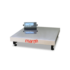 BALANÇA ELETRÔNICA MARTE SEM COLUNA MODELO LS50 - CAPACIDADE 51KGX10G - PLATAFORMA EM INOX 50X50CM - INDICADOR LCD REMOTO EM ABS - COD.LS50.5050
