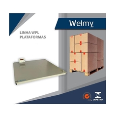 BALANÇA WELMY- BIVOLT - PISO - 4 CELULAS - CAPACIDADE 1000KGX200G PLATAFORMA EM AÇO CARBONO 1.0X1.0 METRO - INDICADOR REMOTO DE LED - SAÍDA SERIAL RS232 - COD. 57874