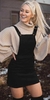 Jardinero Jumper mini negro - LO TUYO MODA