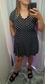 VESTIDO ANA NEGRO LUNARES BLANCOS - LO TUYO MODA