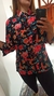 Camisa manga 3/4 Asian flower