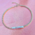 Pulsera bolitas y tubo nacar - comprar online