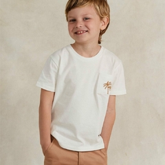 Remera de jersey c/broche m/c