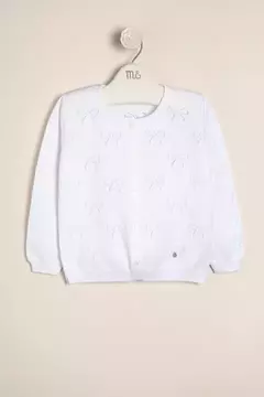 Saco con moños Coquette Niñas blanco