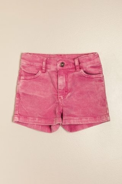 Short de gabardina batik Fucsia