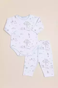 Conjunto de algodón pima estampado (origen PERU)