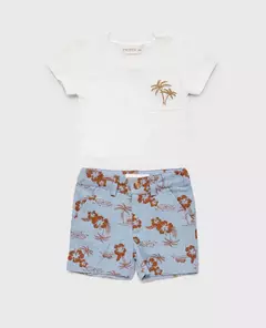Remera de jersey c/broche m/c - comprar online