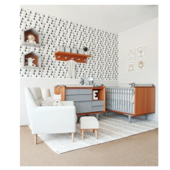 Tapete Infantil Cinza Claro - comprar online
