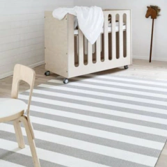 Tapete Cinza Quarto Infantil Moderno - comprar online
