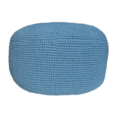 Puff Azul Jeans de Sala e Quarto 40x60 - comprar online
