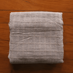 Manta de Sofá Simples Algodão Cor Palha 1,30x1,70 - comprar online