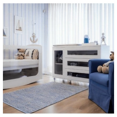 Tapete Quarto Infantil Azul Claro - comprar online
