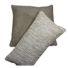 Almofadas Bege de Sofá e Cama (2 peças)