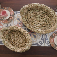 Bandeja de Palha Oval - Oficina da Roça