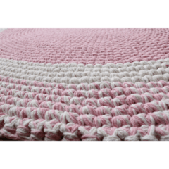 Tapete Redondo Rosa de Quarto Infantil - comprar online