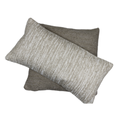 Almofadas Bege de Sofá e Cama (2 peças) - Oficina da Roça