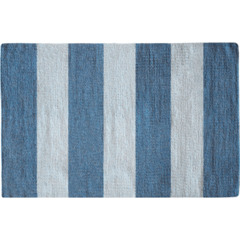 Tapete Listrado Azul de Quarto e Sala