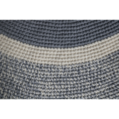 Tapete Redondo Cinza de Quarto - comprar online