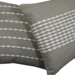 Almofadas Bege de Sofá e Cama (2 peças) - Oficina da Roça