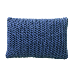 Almofada Azul Marinho de Cama Gênova 50x70