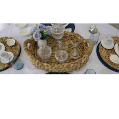 Bandeja de Palha Oval - Oficina da Roça