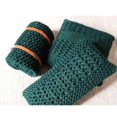 Almofada Verde de Sofá e Cama Milão 30x60 - Oficina da Roça
