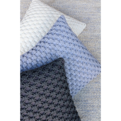Almofada Cinza de Sala e Quarto Macramê Cashmere 50x50 - comprar online
