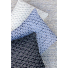 Almofada Cinza de Sala e Quarto Macramê Cashmere 50x50 - comprar online