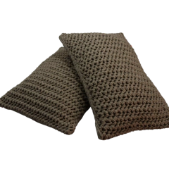 Almofadas Bege de Sala e Quarto ( 2 peças) - Oficina da Roça