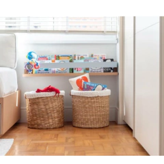 Cesto de Palha Redondo Sala e Quarto Nº 5 - comprar online