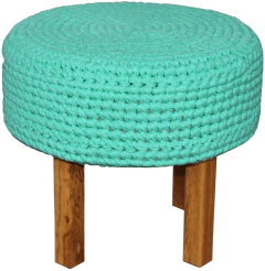 Banqueta Verde Agua de Quarto e Sala - comprar online