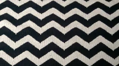 Tapete Sala e Quarto Chevron Preto - loja online