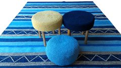 Tapete Azul de Sala e Quarto - loja online