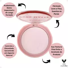 Ruby Rose - Po Matificante Pure Matte - Loja da Ina