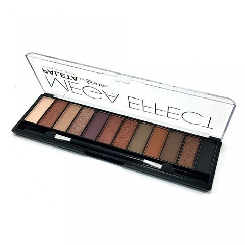 Paleta De Sombras Mega Effect Luisance - 12 Cores