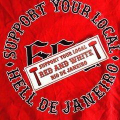 red and white rio sticker