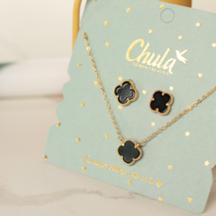 Set tipo Van Cleef onix (negro)